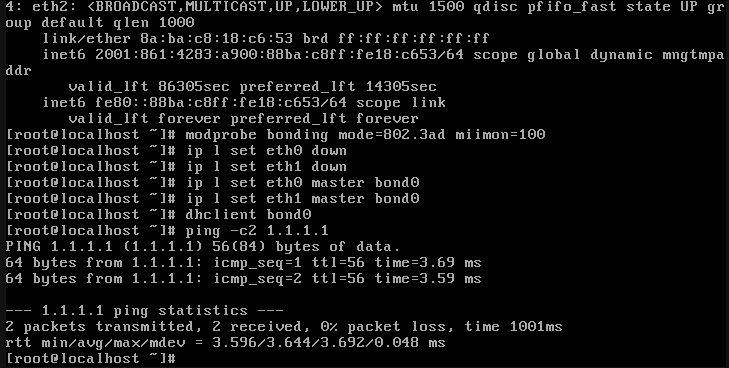 configure LACP
